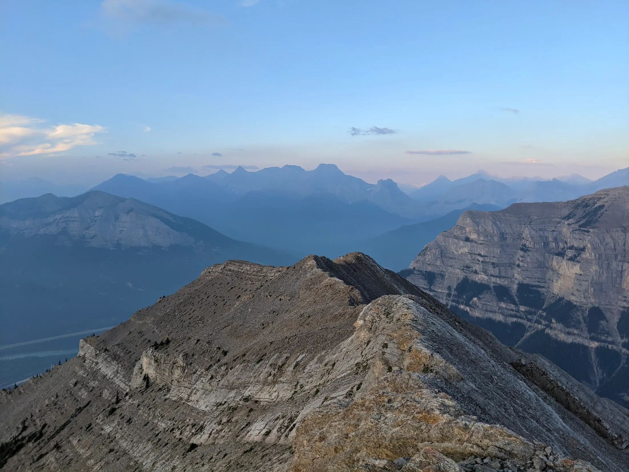 The ridge to the summit of Gap.