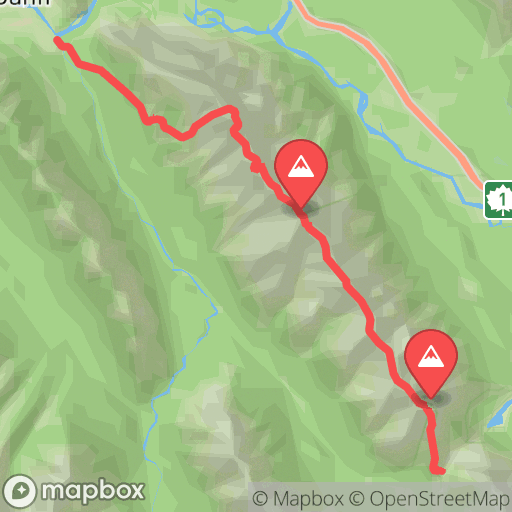 Map of Rundle Traverse