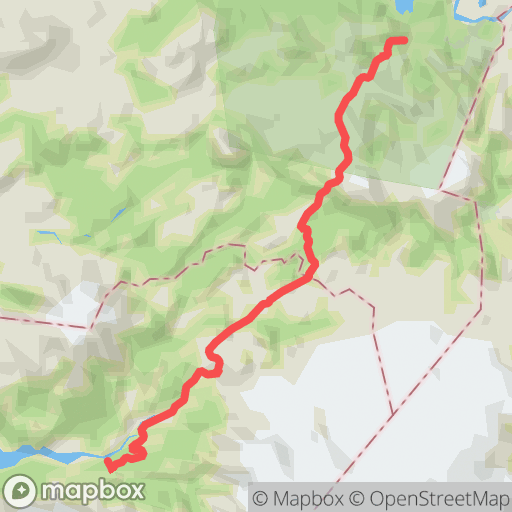 Map of Laugavegur Trail