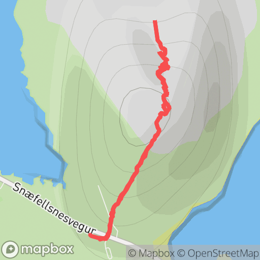 Map of Kirkjufell
