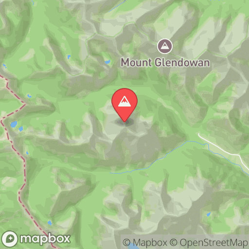 Map of Anderson Peak