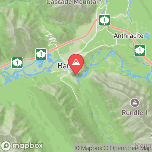 Map of Bow River