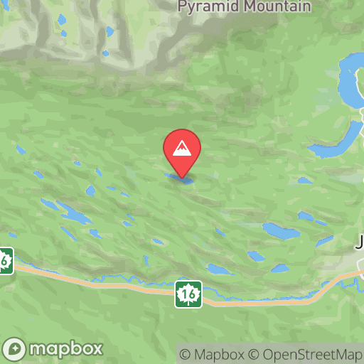 Map of Cabin & Saturday Night Lakes
