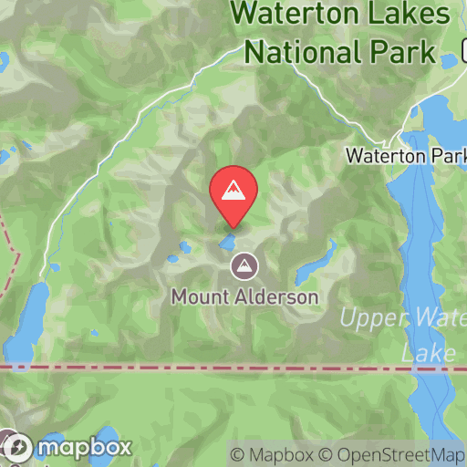 Map of Carthew Summit & Alderson Lake