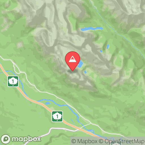 Map of Castle Mountain