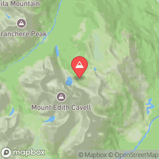Map of Cavell Meadows