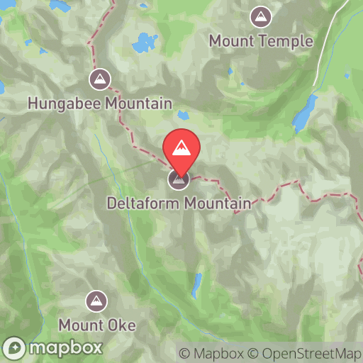 Map of Deltaform Mountain