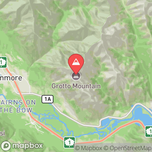 Map of Grotto Mountain