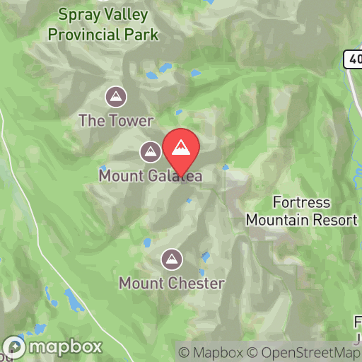 Map of Gusty Peak