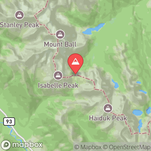 Map of Hawk Creek & Ball Pass