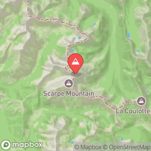 Map of Jake Smith Peak