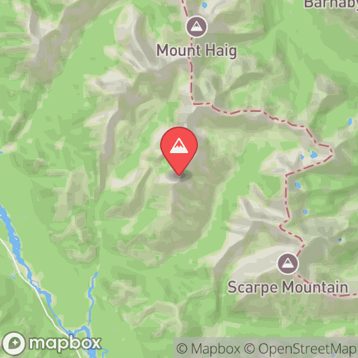 Map of Krowicki Peak
