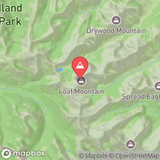 Map of Loaf Mountain