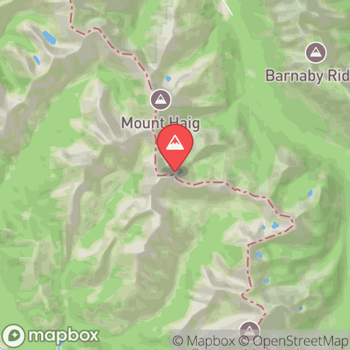 Map of Middle Kootenay Mountain