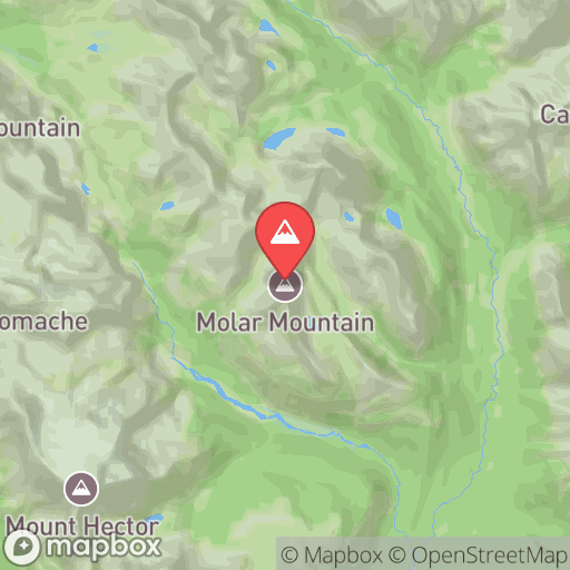 Map of Molar Mountain