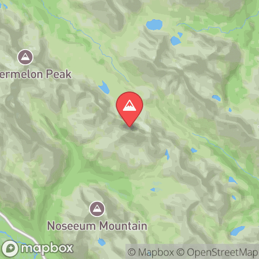 Map of Mosquito Mountain