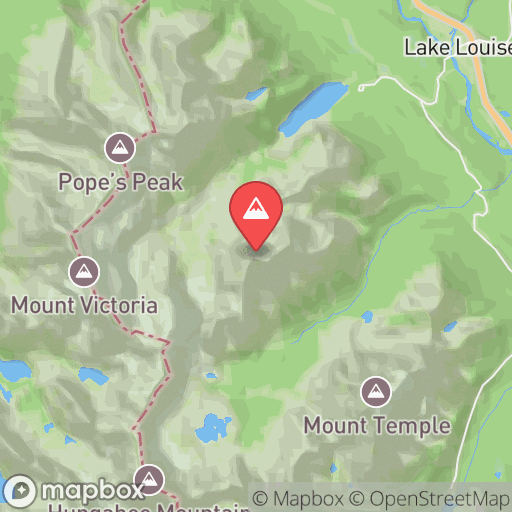 Map of Mount Aberdeen
