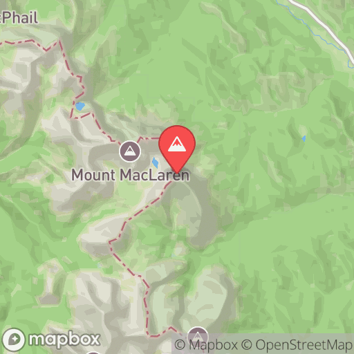 Map of Mount Armstrong