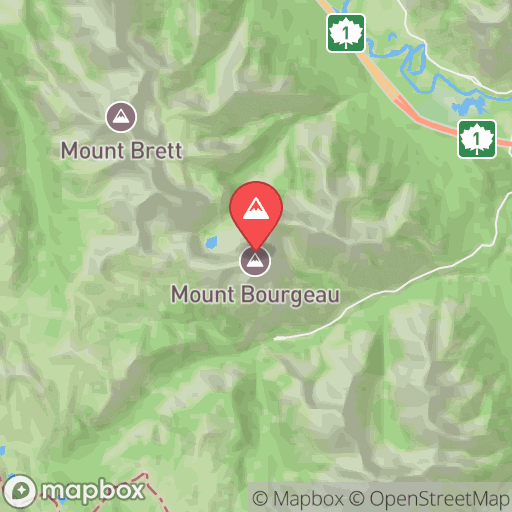 Map of Mount Bourgeau