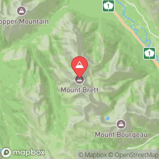 Map of Mount Brett