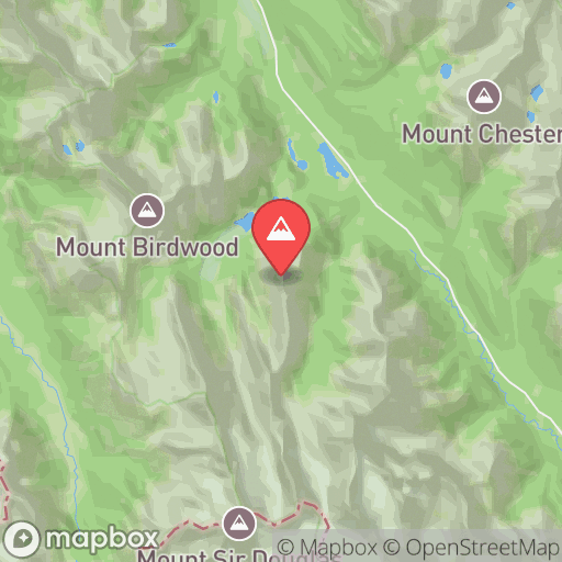 Map of Mount Burstall