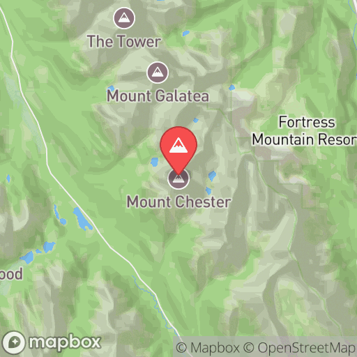 Map of Mount Chester