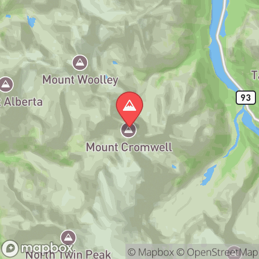 Map of Mount Cromwell
