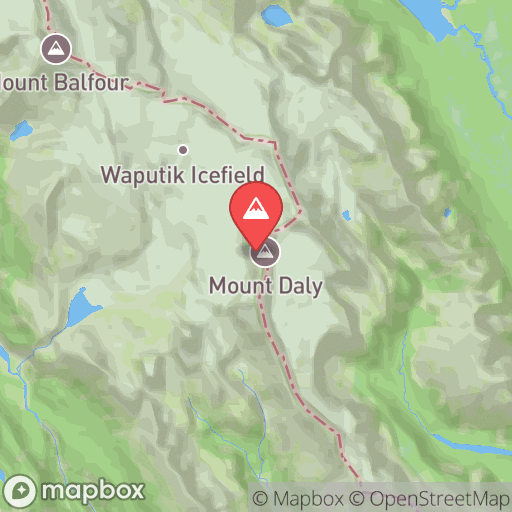 Map of Mount Daly