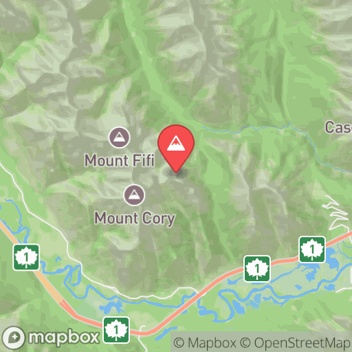 Map of Mount Edith
