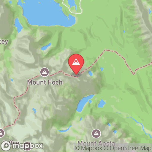 Map of Mount Fox