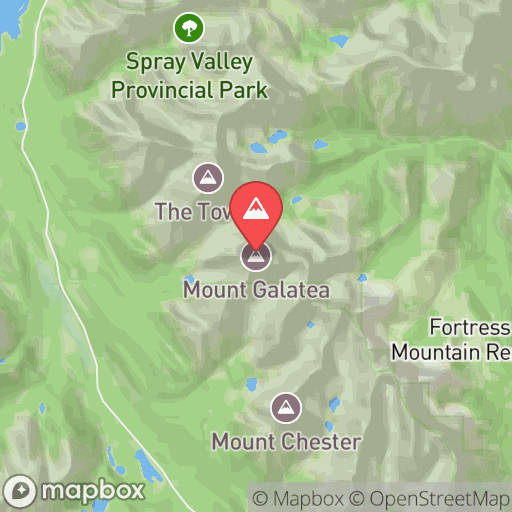 Map of Mount Galatea