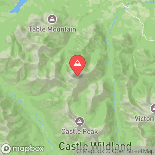 Map of Mount Gladstone