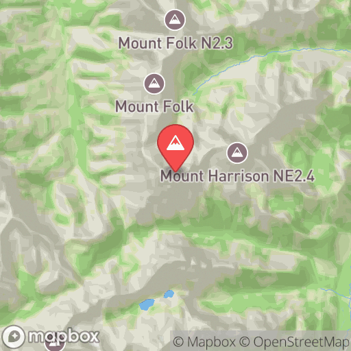 Map of Mount Harrison