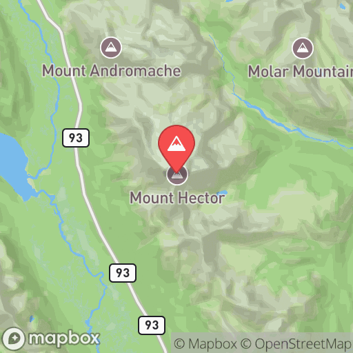 Map of Mount Hector