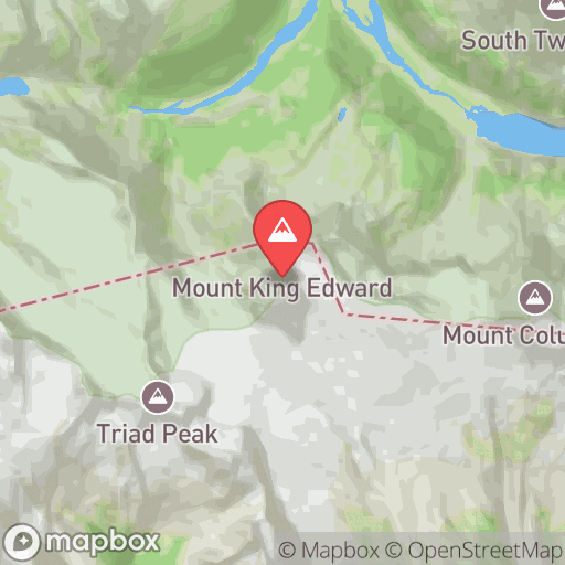 Map of Mount King Edward