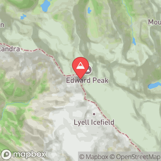 Map of Mount Lyell - Walter Peak
