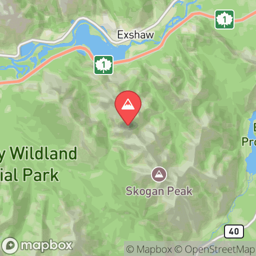 Map of Mount McGillivray