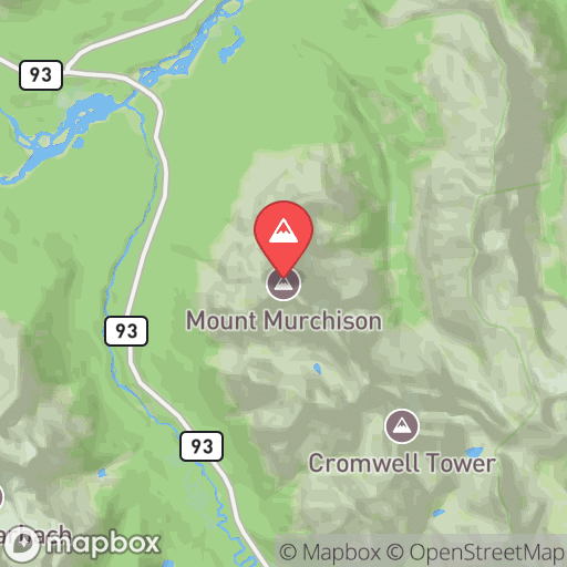 Map of Mount Murchison