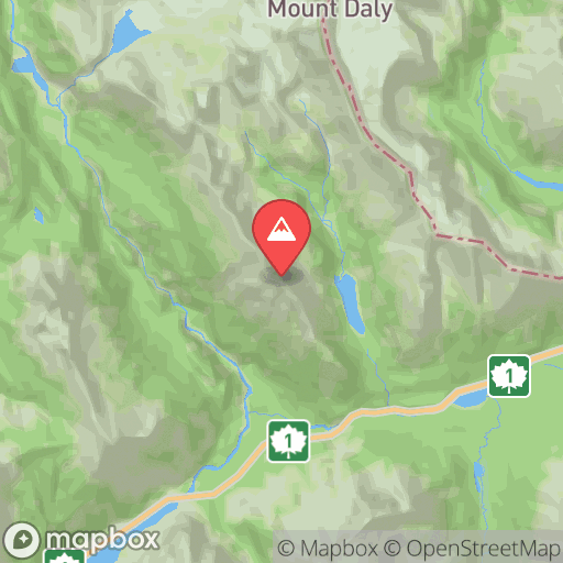 Map of Mount Ogden
