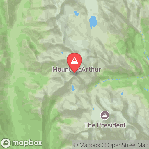 Map of Mount Pollinger