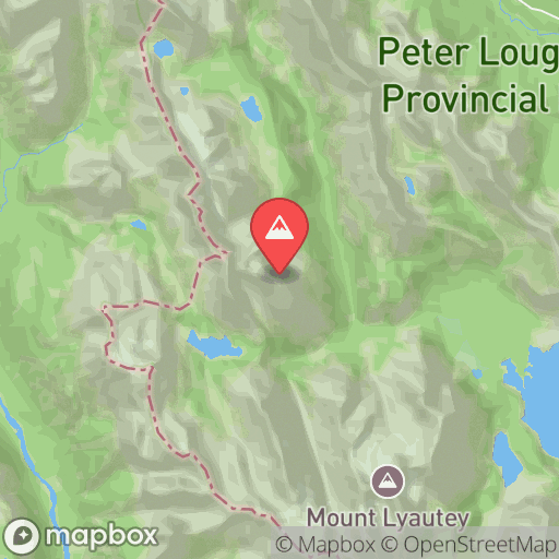 Map of Mount Putnik