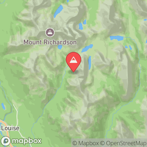 Map of Mount Redoubt