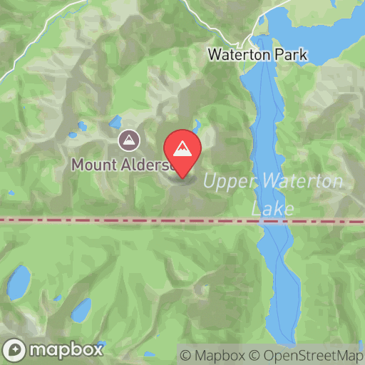 Map of Mount Richards