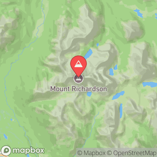 Map of Mount Richardson