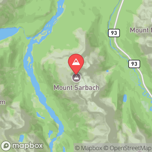 Map of Mount Sarbach