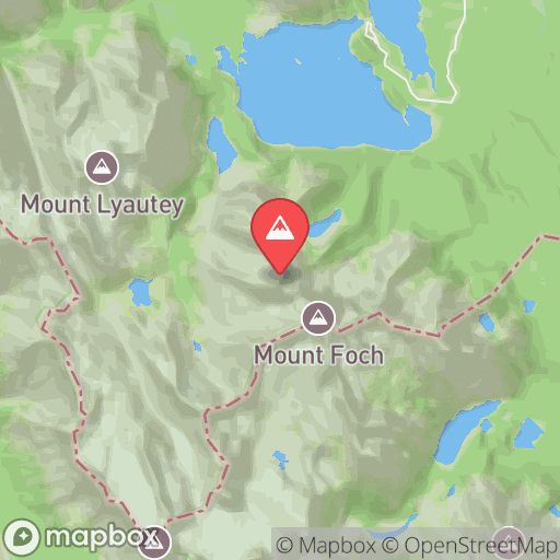 Map of Mount Sarrail