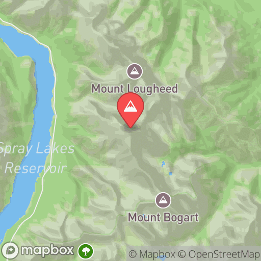 Map of Mount Sparrowhawk