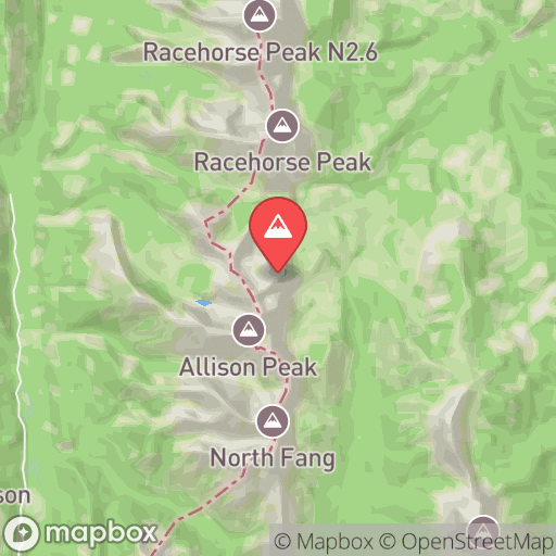 Map of Mount Ward