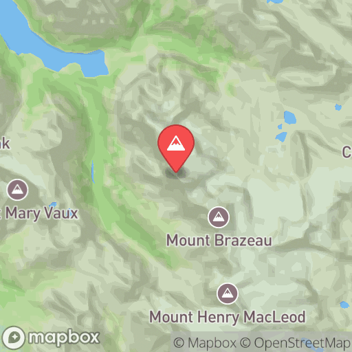Map of Mount Warren