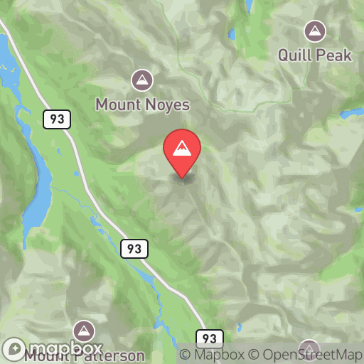 Map of Mount Weed